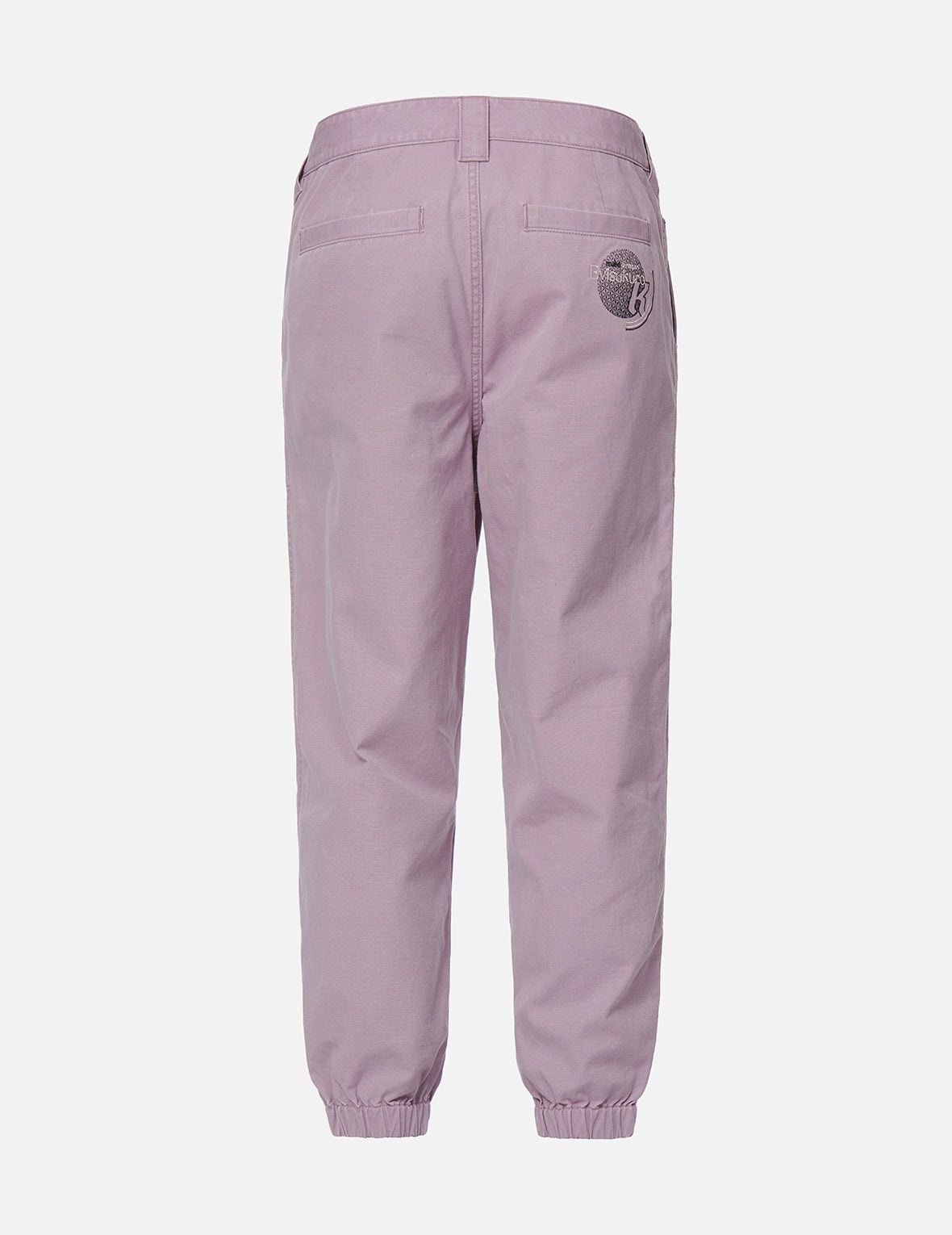 Brocade-pattern Embroidery Cargo Jogger Pants - 2