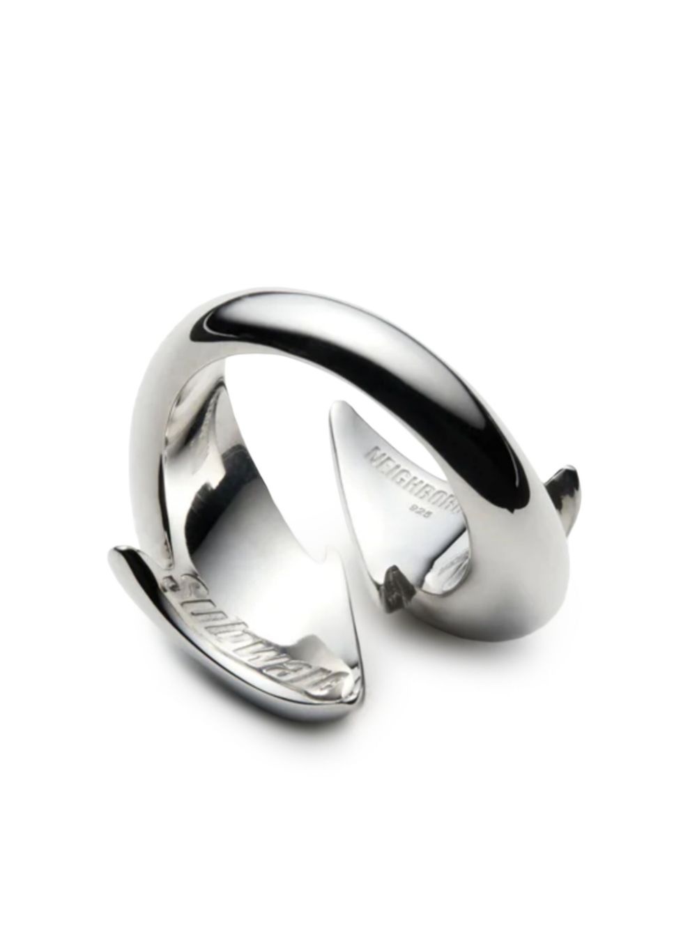 X SUBWARE STERLING SILVER RING - 4