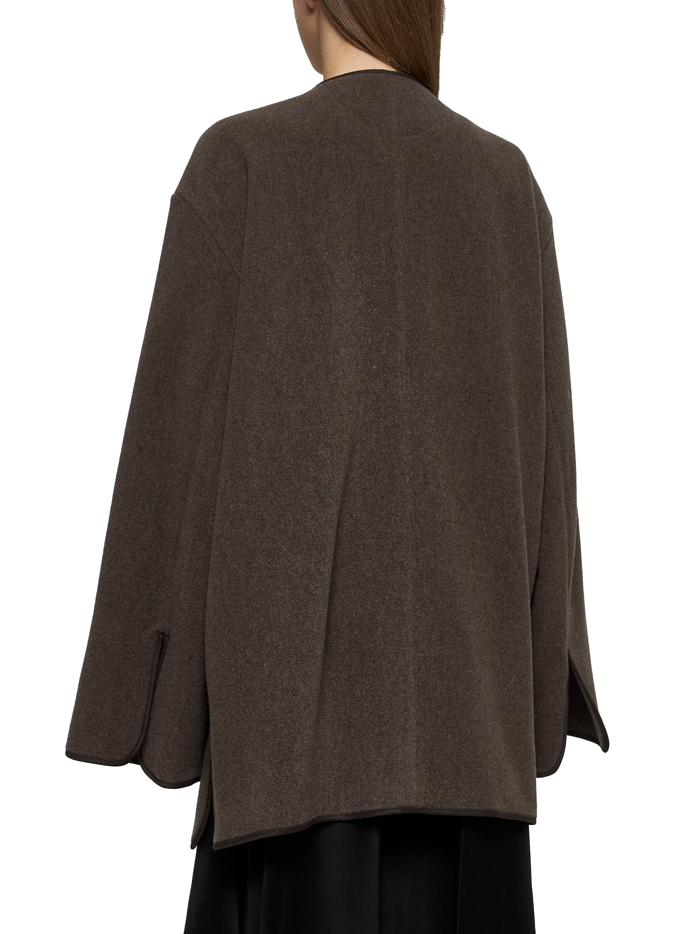 Brown felt jacket - 4