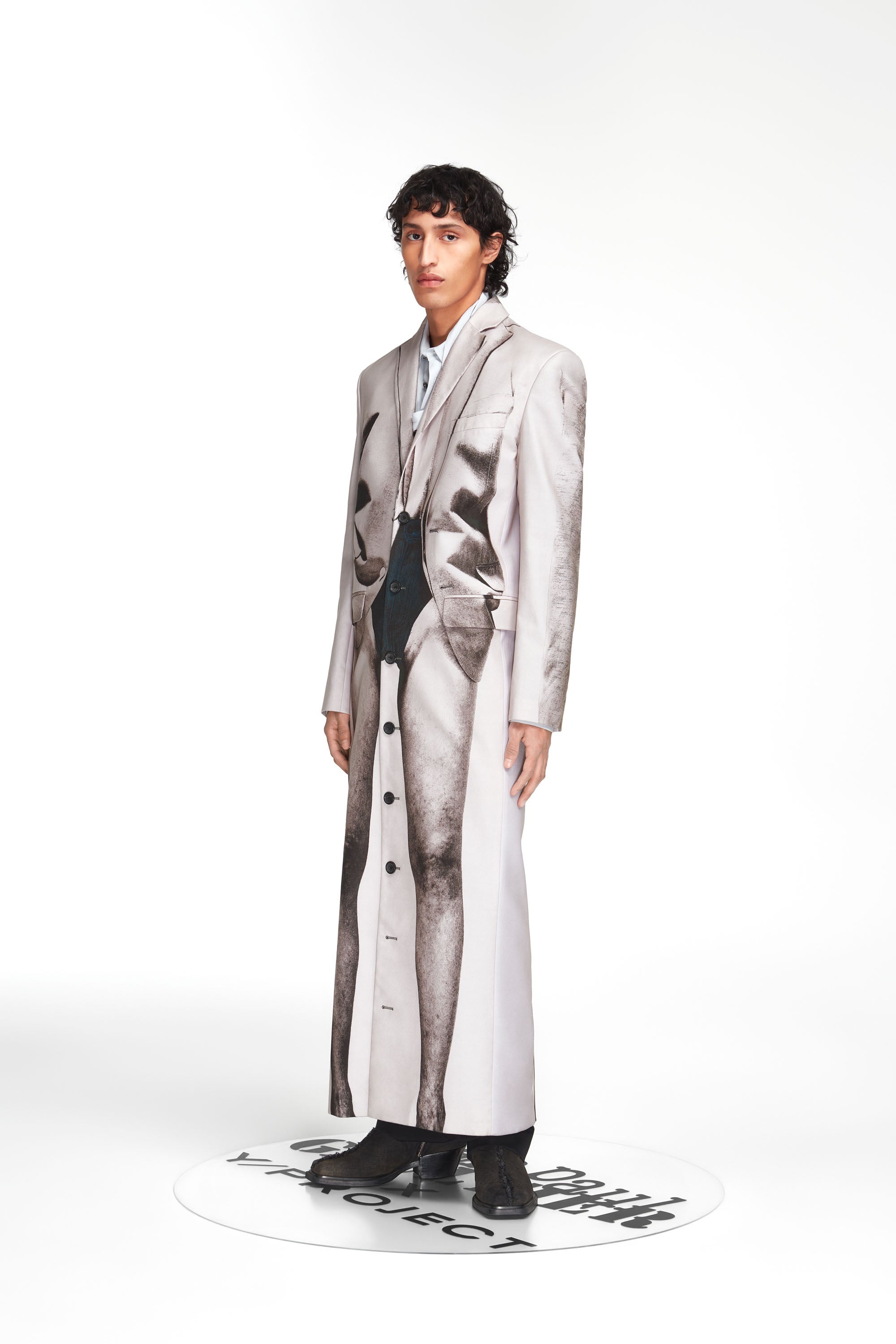 Trompe L'Oeil Janty Maxi Coat - 3