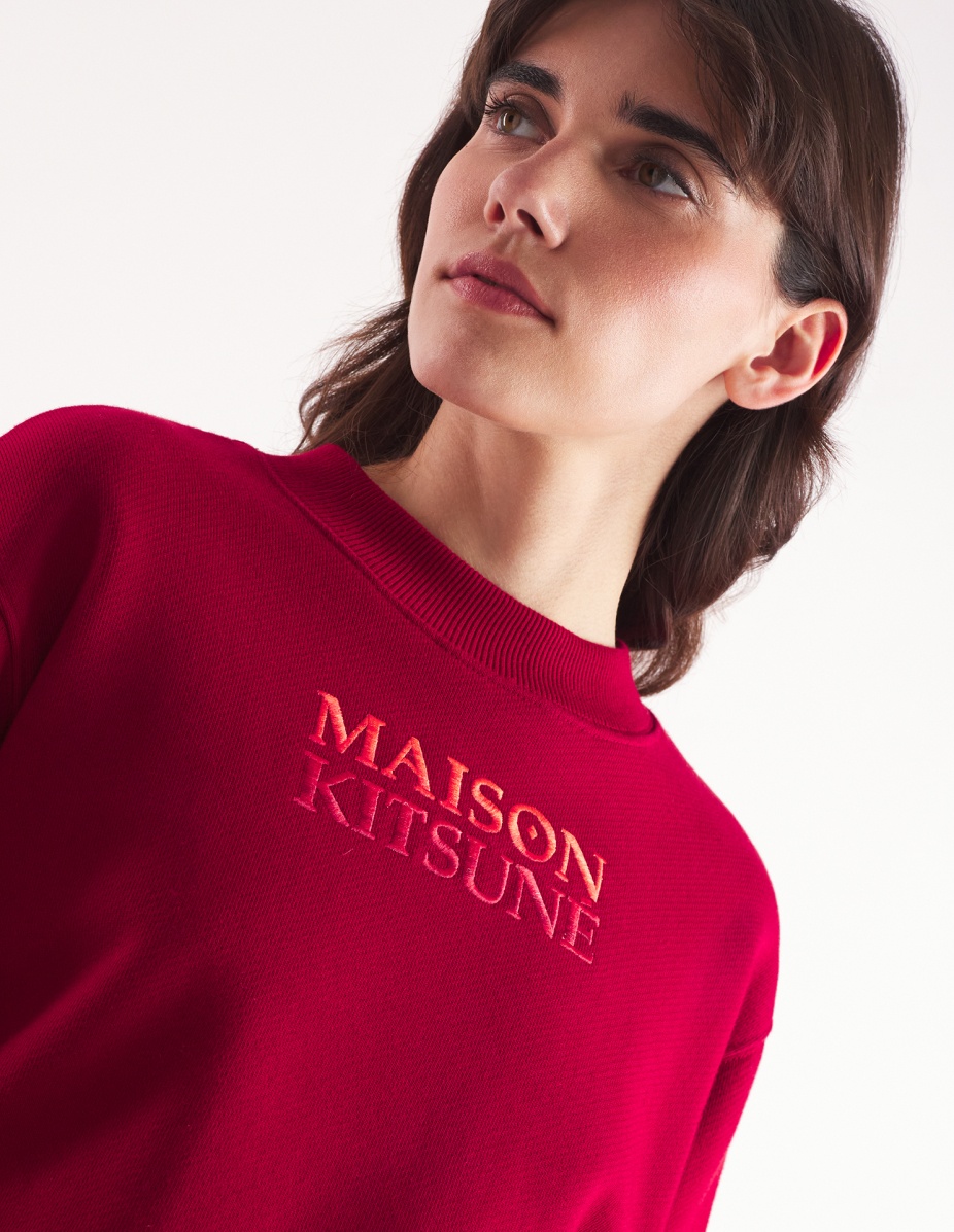 GRADIENT MAISON KITSUNE BOXY SWEATSHIRT - 4