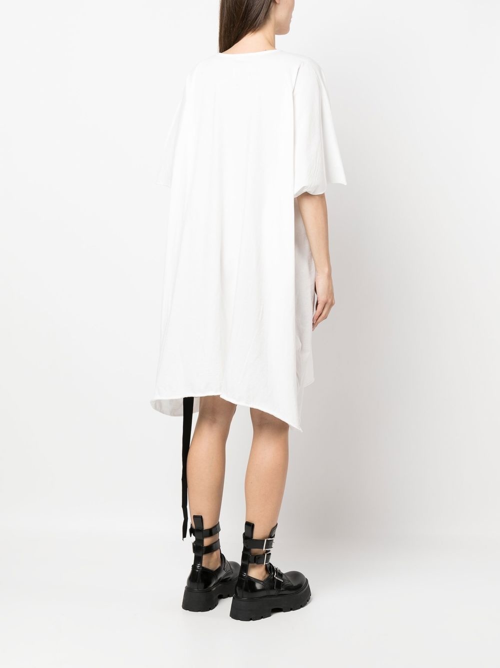 asymmetric T-shirt dress - 4