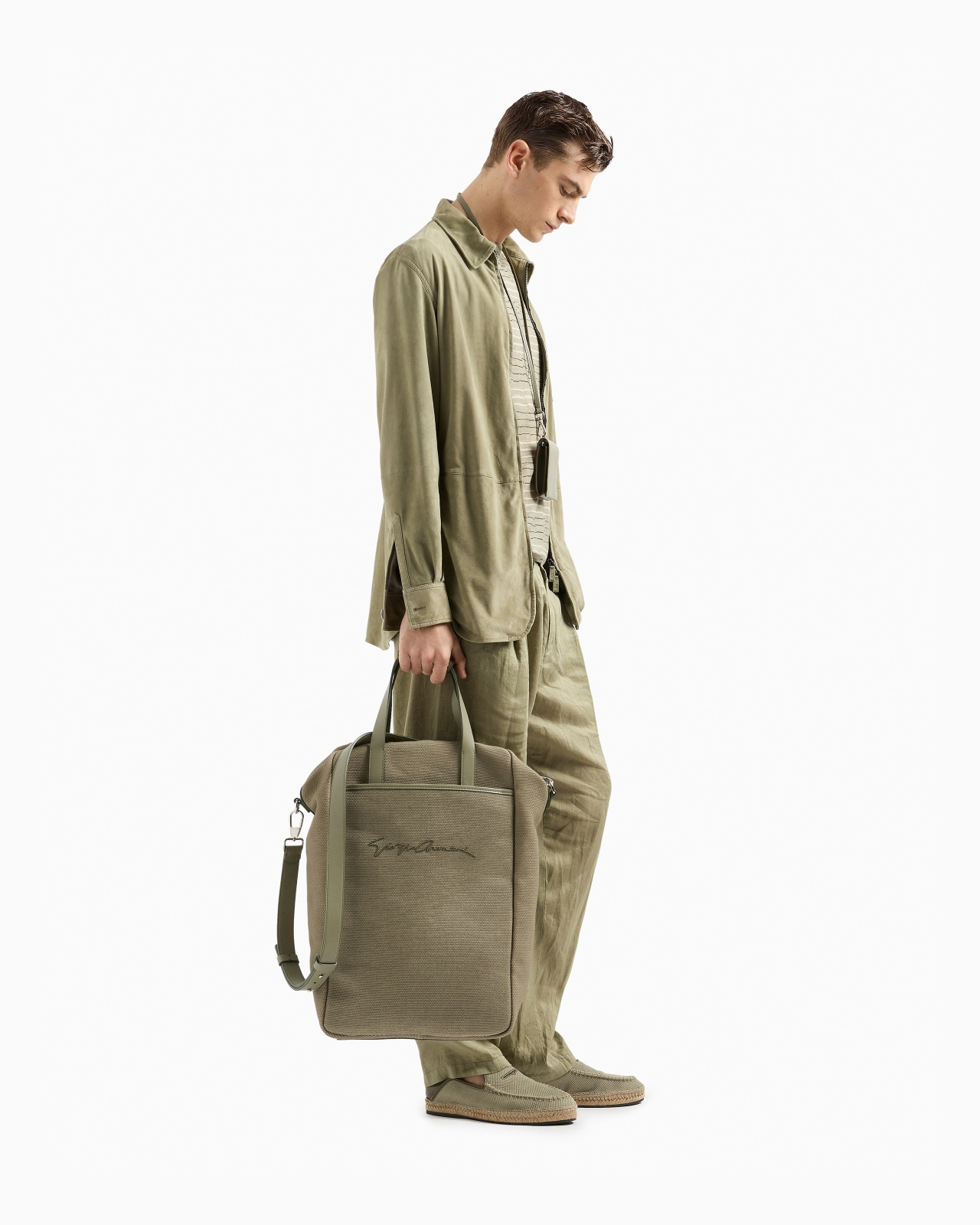 Suede-lambskin, single-breasted jacket - 2