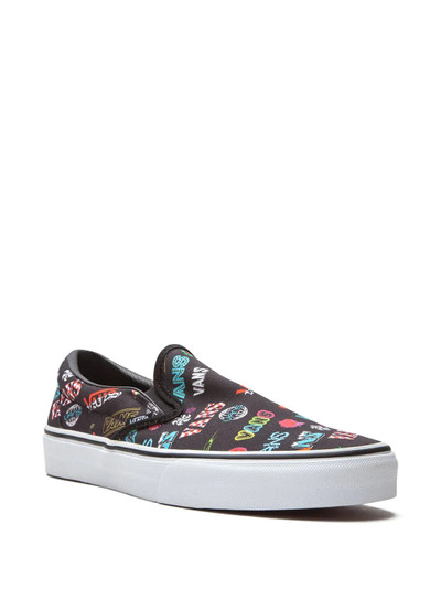 Vans multi-logo slip-on sneakers outlook