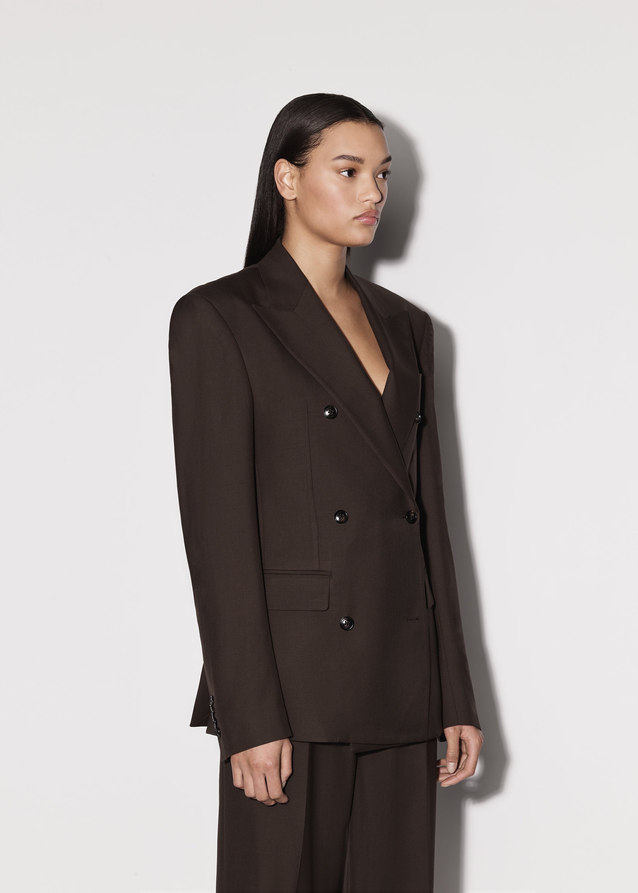OVERSIZED DOUBLE BREASTED BLAZER - 4