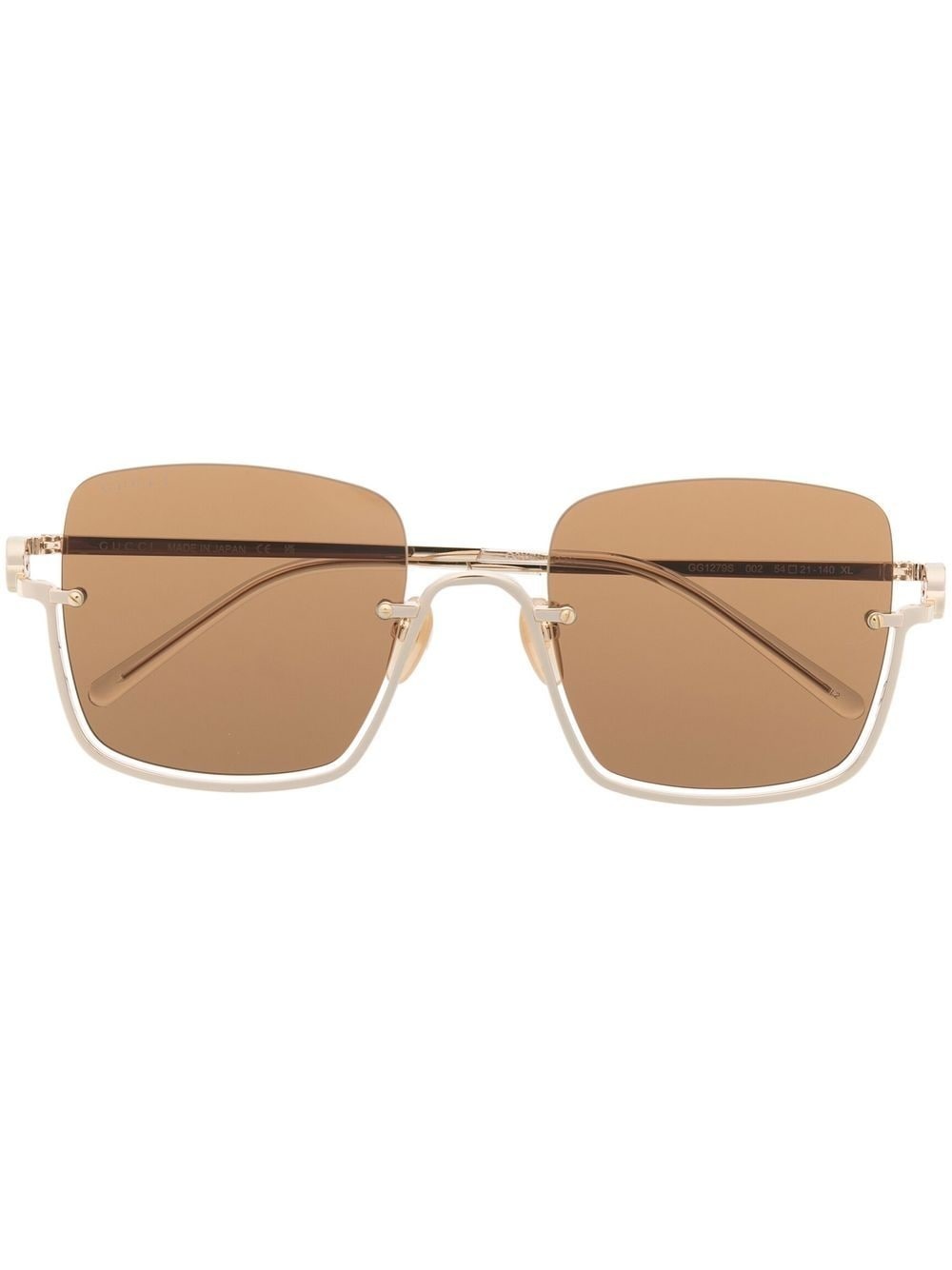 oversized square-frame sunglasses - 1