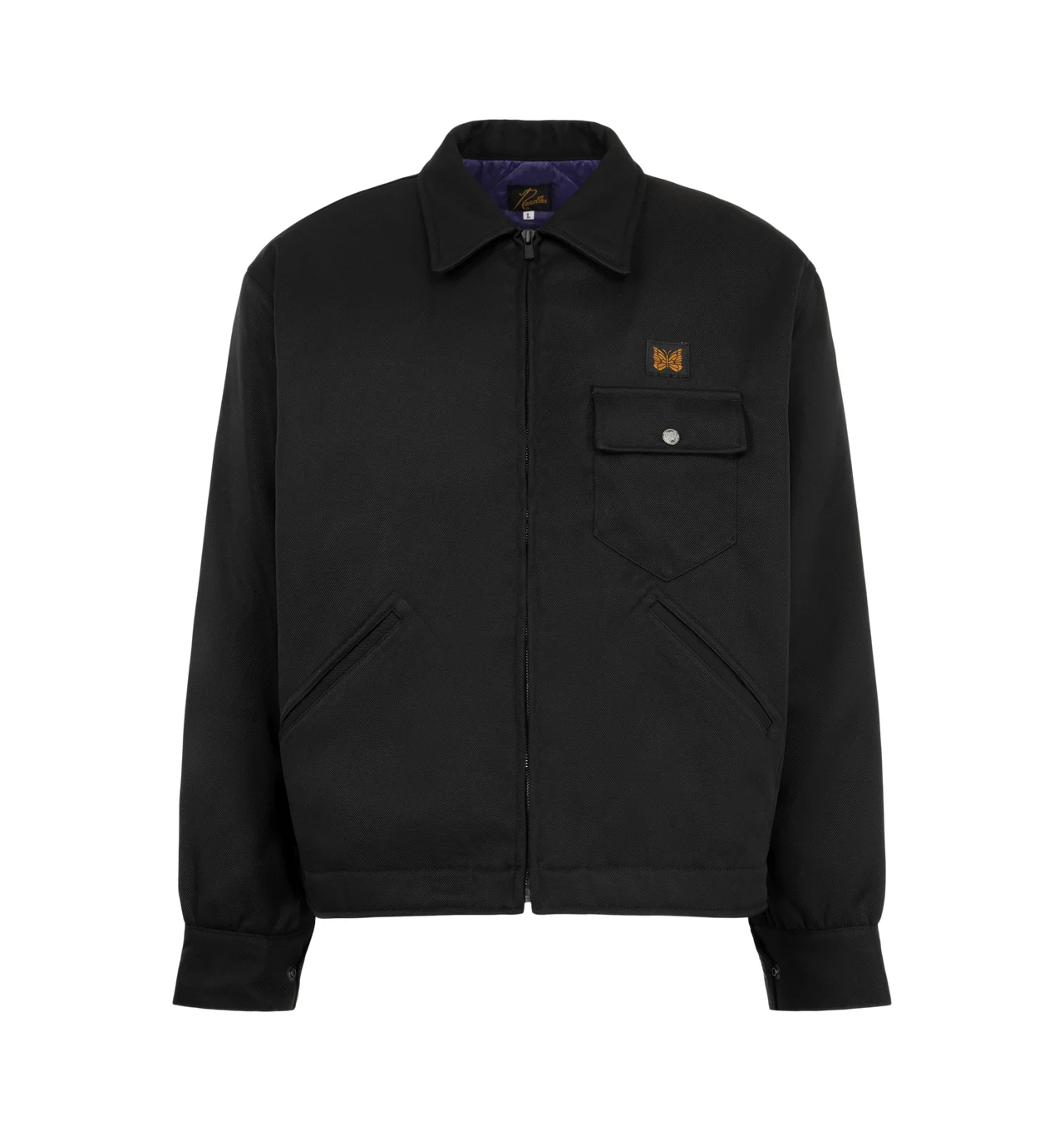 Needles Railroad Zip Jacket - Melange Double Cloth - 1