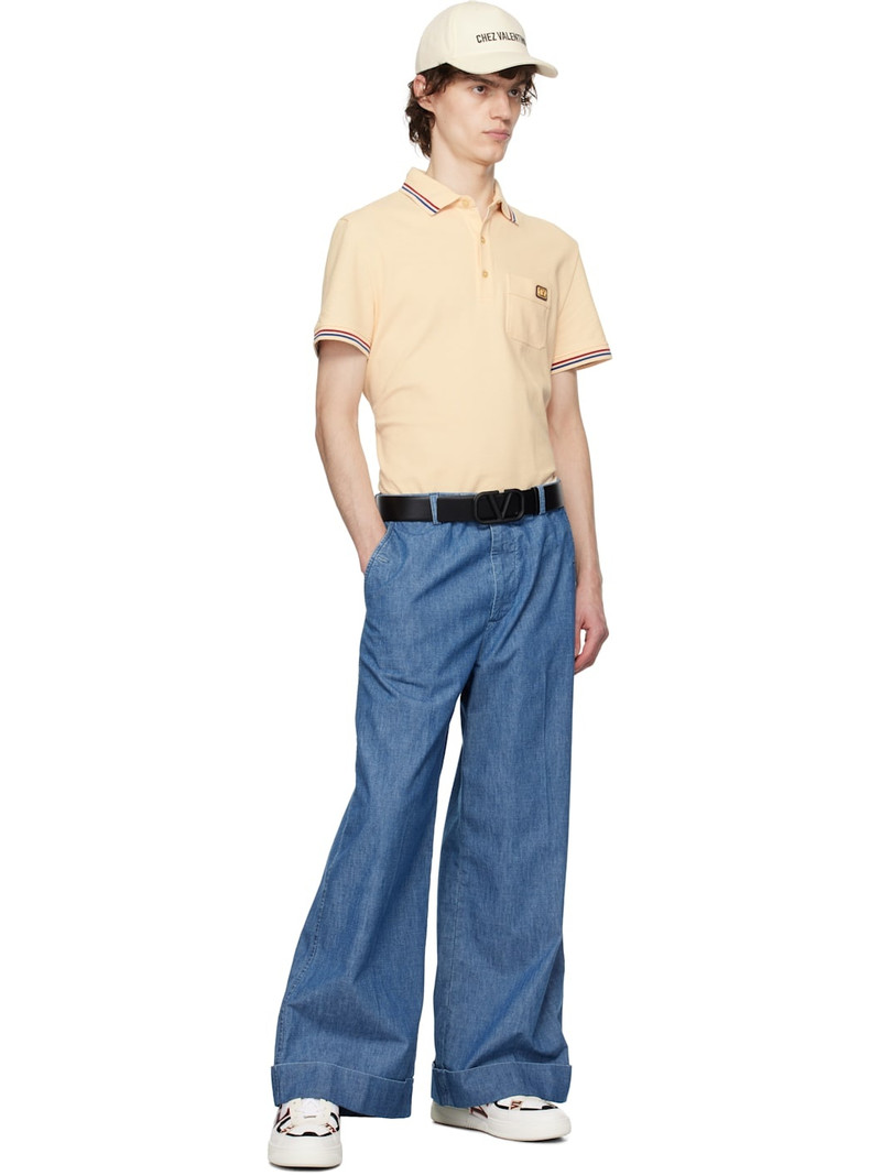 Valentino White Low-Top Calfskin VL7N  Sneakers outlook