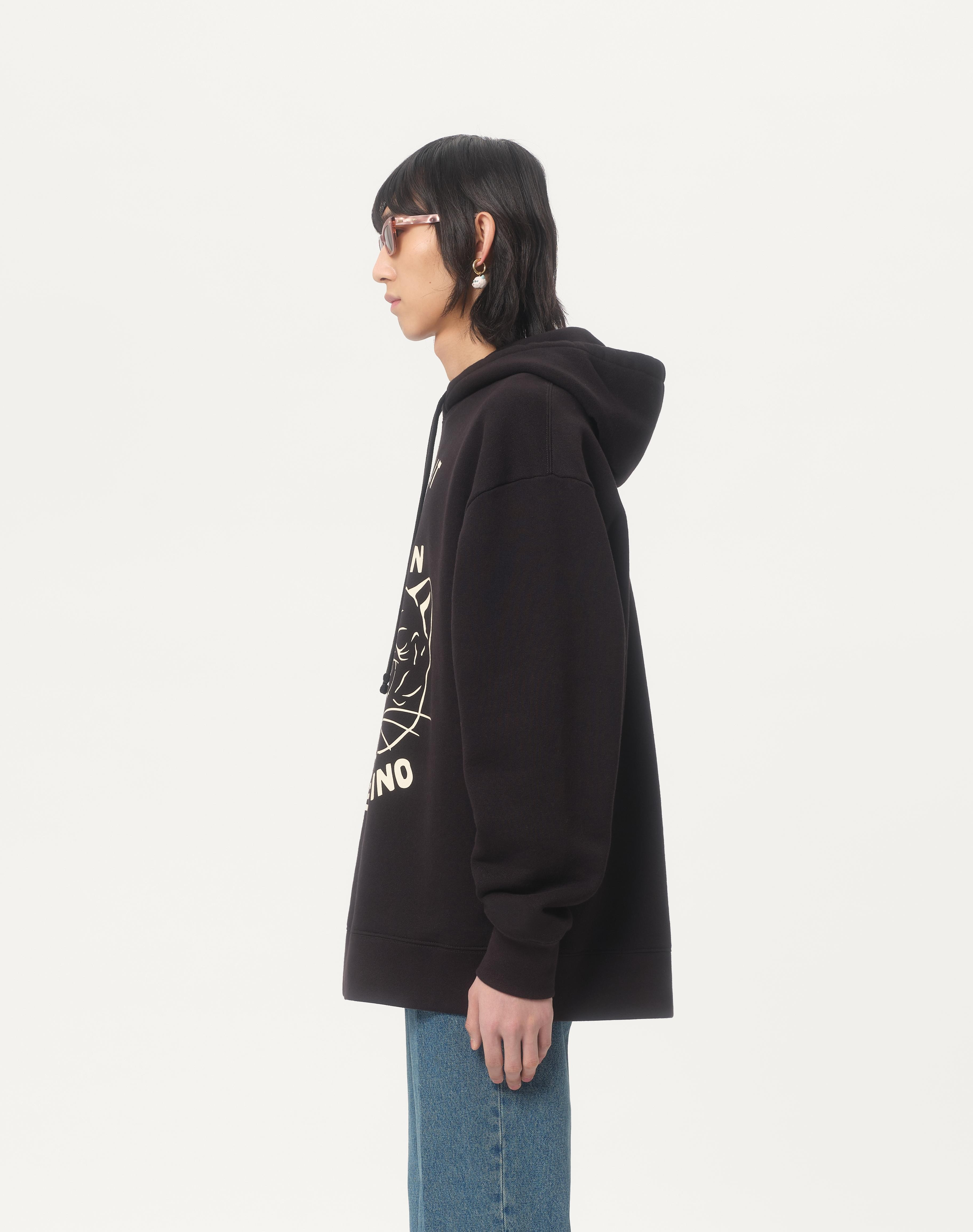 COTTON SWEATSHIRT WITH CHAT DE LA MAISON PATCH - 6