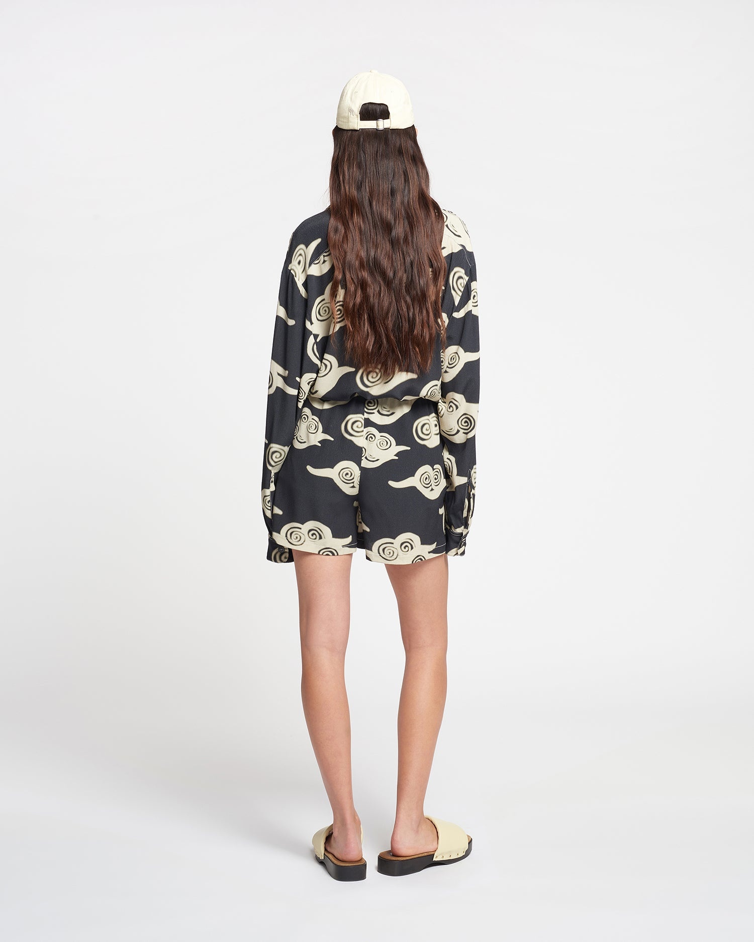 Printed Crepe Shorts - 5