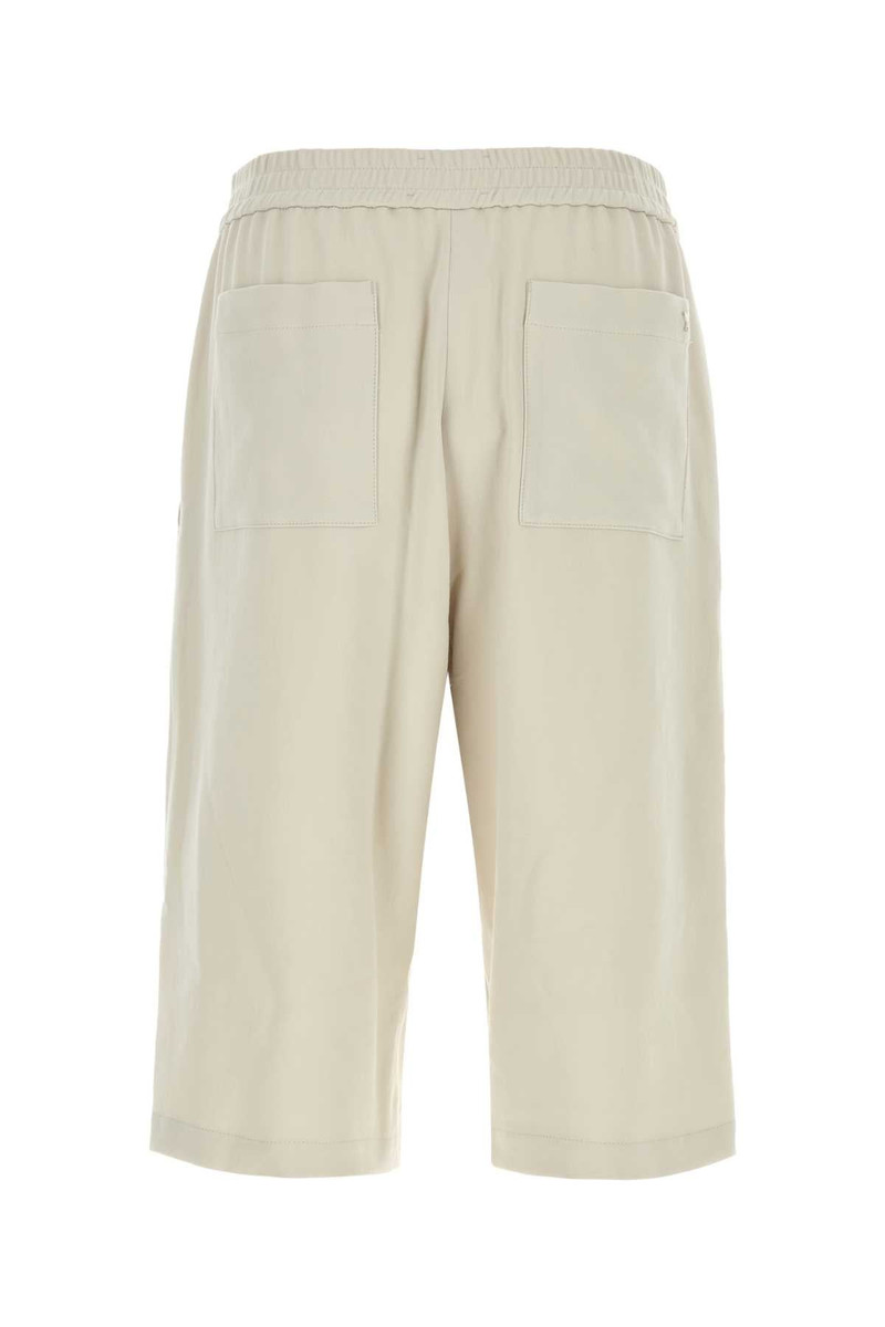 AMI Paris Ami Men Chalk Cotton Bermuda Shorts outlook