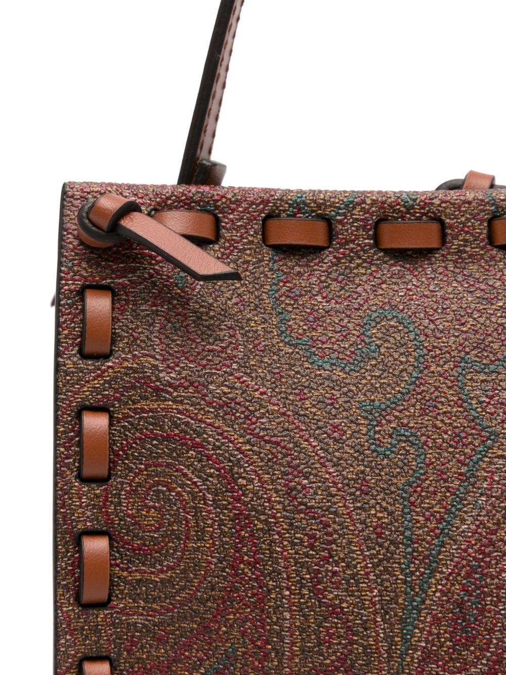 paisley-print shoulder bag - 4