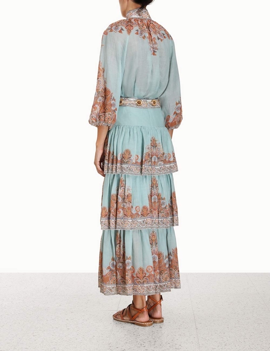 DEVI TIERED SKIRT - 4