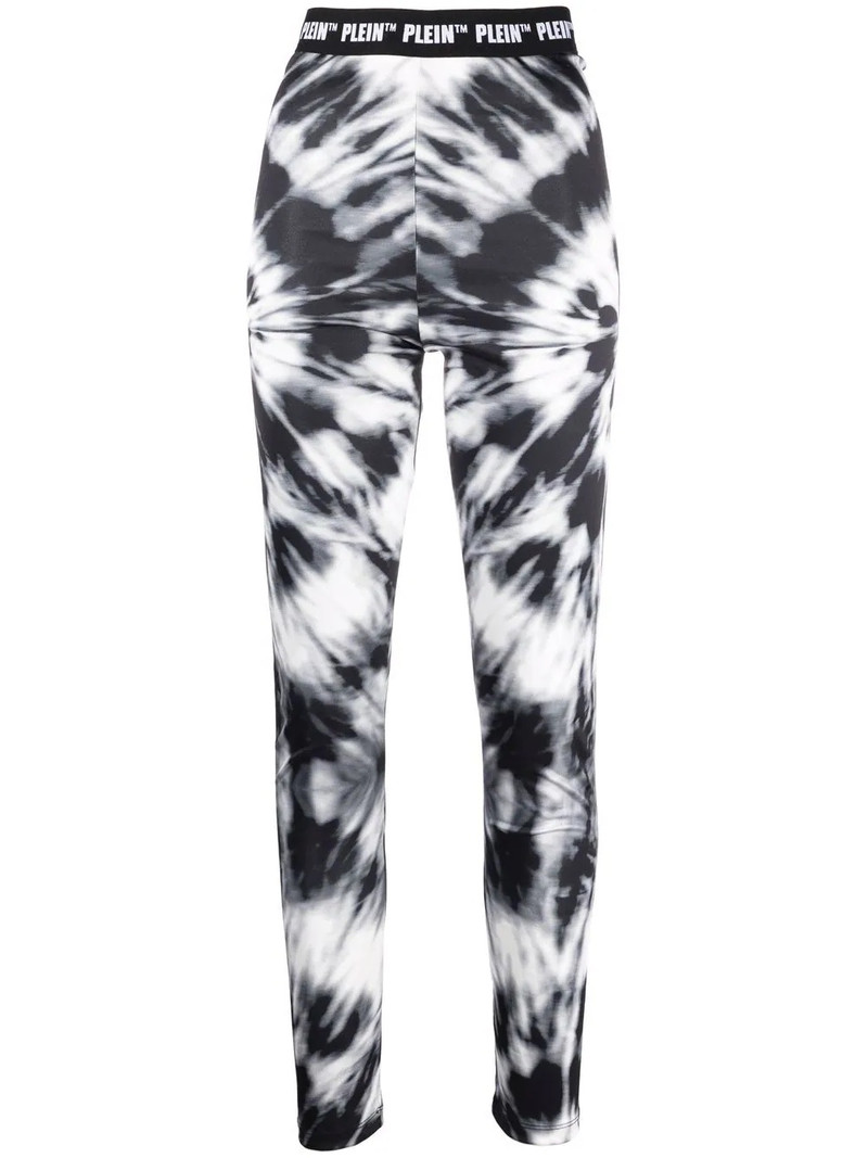 tie-dye print cycling shorts 1