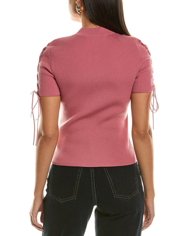 Oscar de la Renta Oscar de la Renta Mock Neck Wool-Blend Shirt outlook