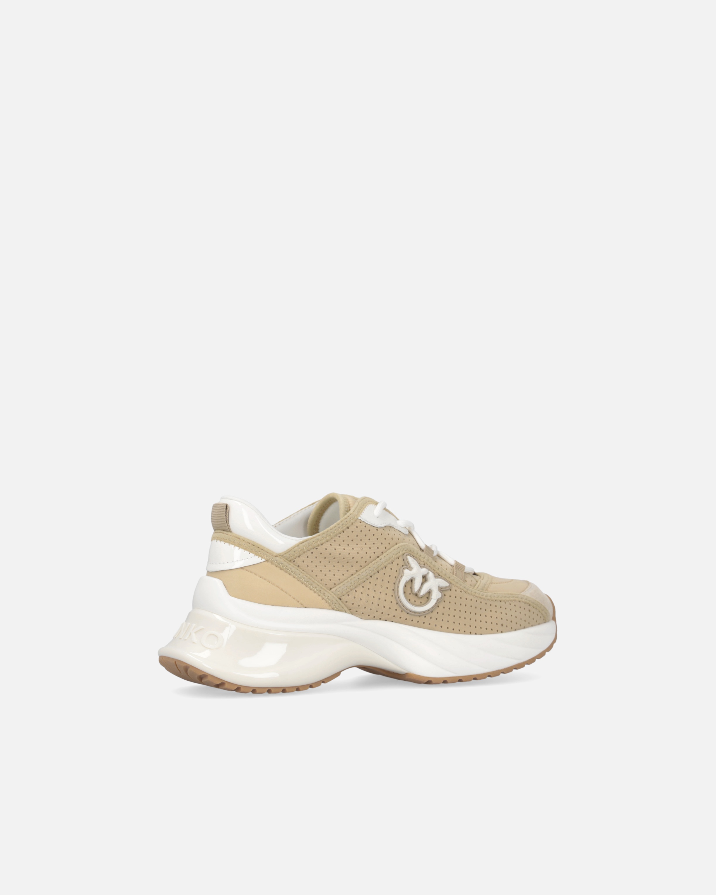 ARIEL PERFORATED SNEAKERS WITH BIRD LOGO - 3