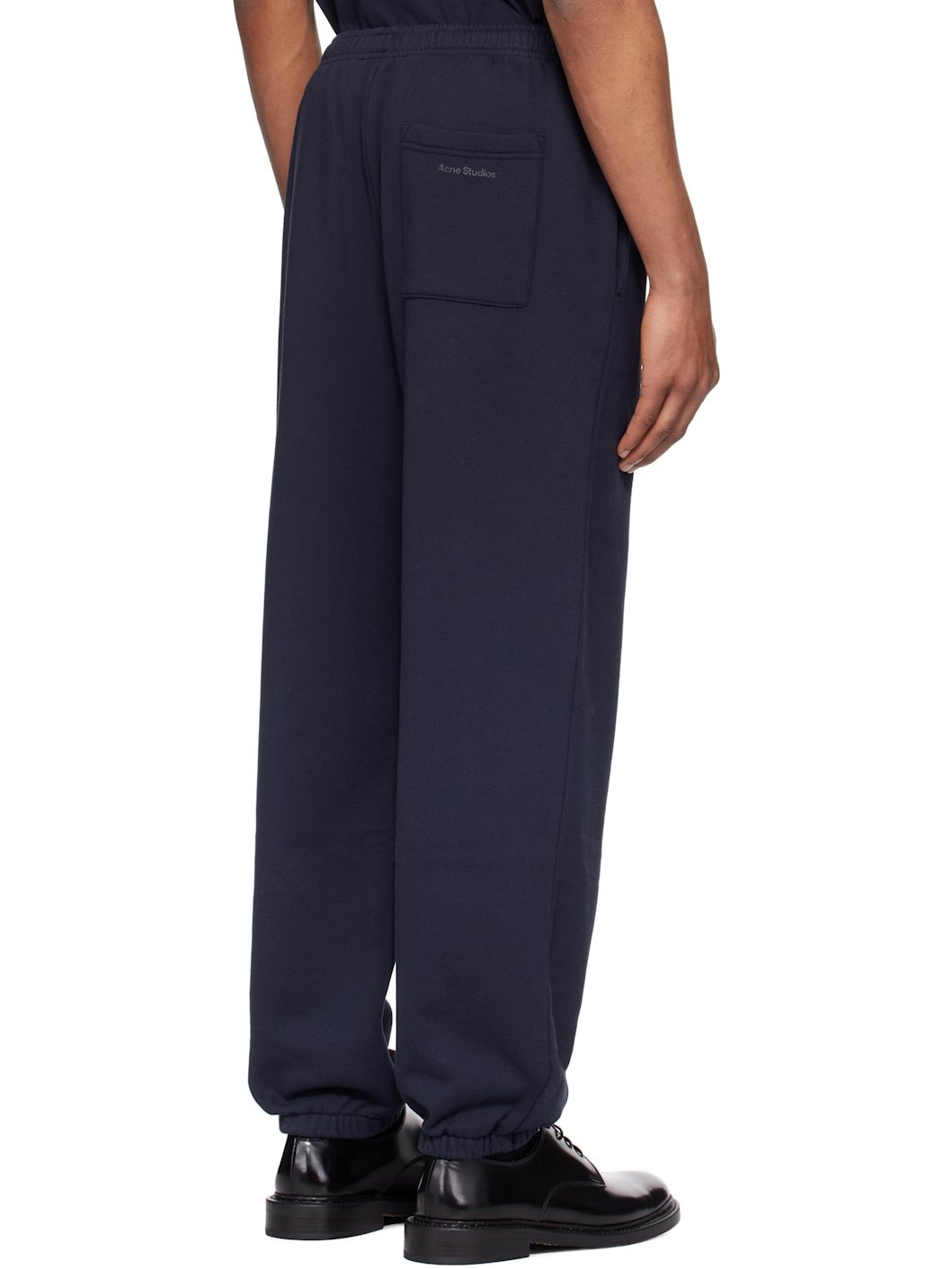 Navy Organic Cotton Sweatpants - 3