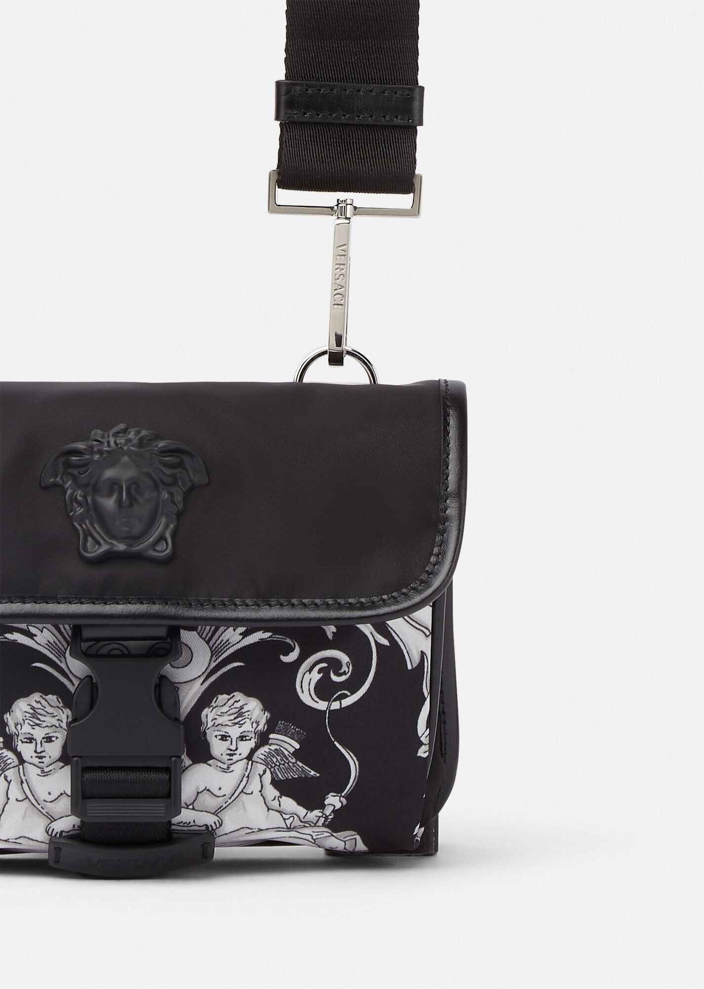 La Medusa Silver Baroque Small Messenger Bag - 4