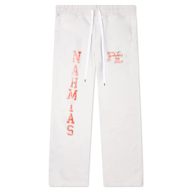 P.E. CHERUB BAGGY SWEATPANTS - EGG WHITE 1