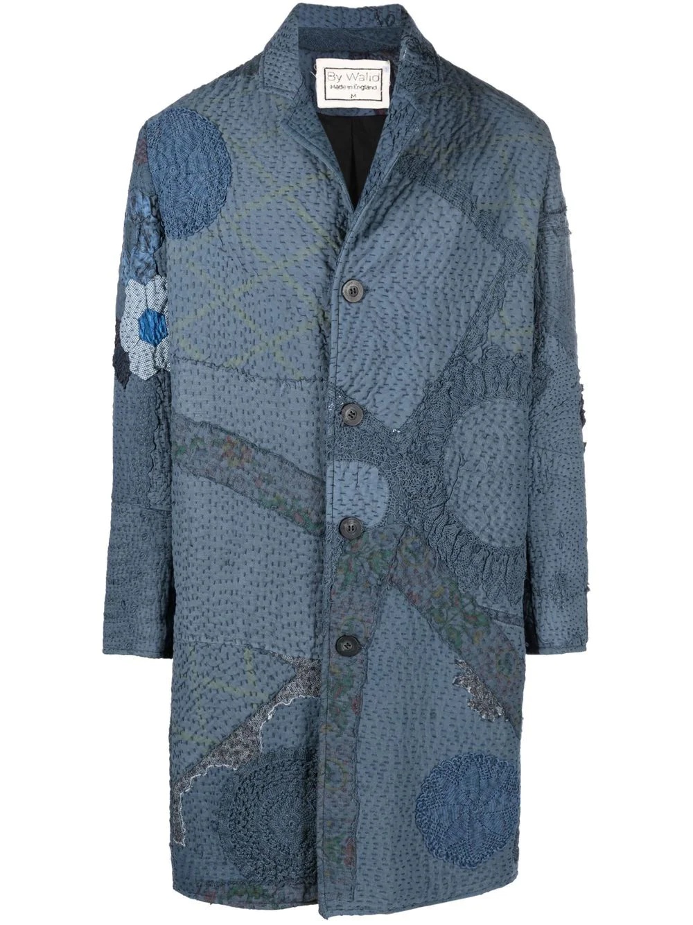 Gil patchwork cotton coat - 1