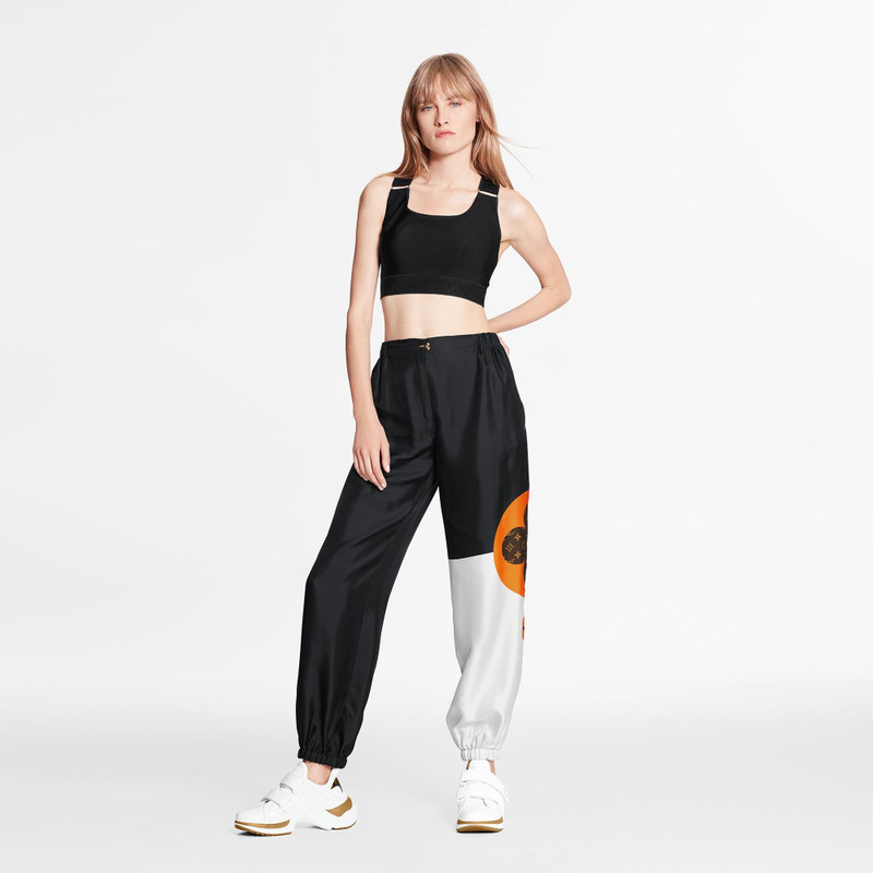 Louis Vuitton Lingerie-Inspired Cropped Tank Top outlook