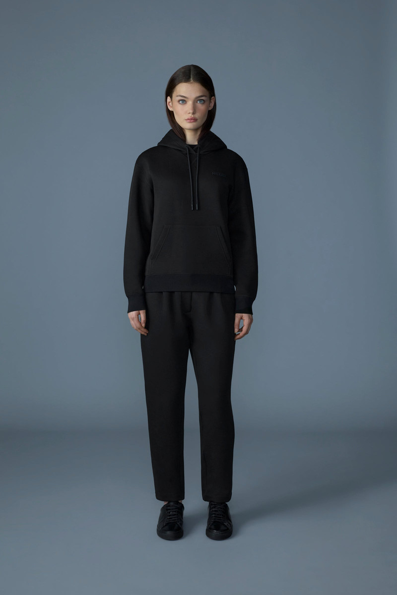 MACKAGE KRYSTIANA Double-face Jersey hoodie outlook