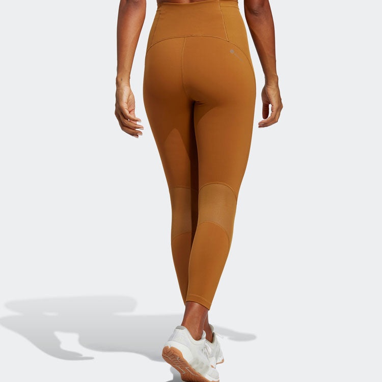 (WMNS) adidas Tailored HIIT Training 7/8 Leggings 'Brown' HR5426 - 3