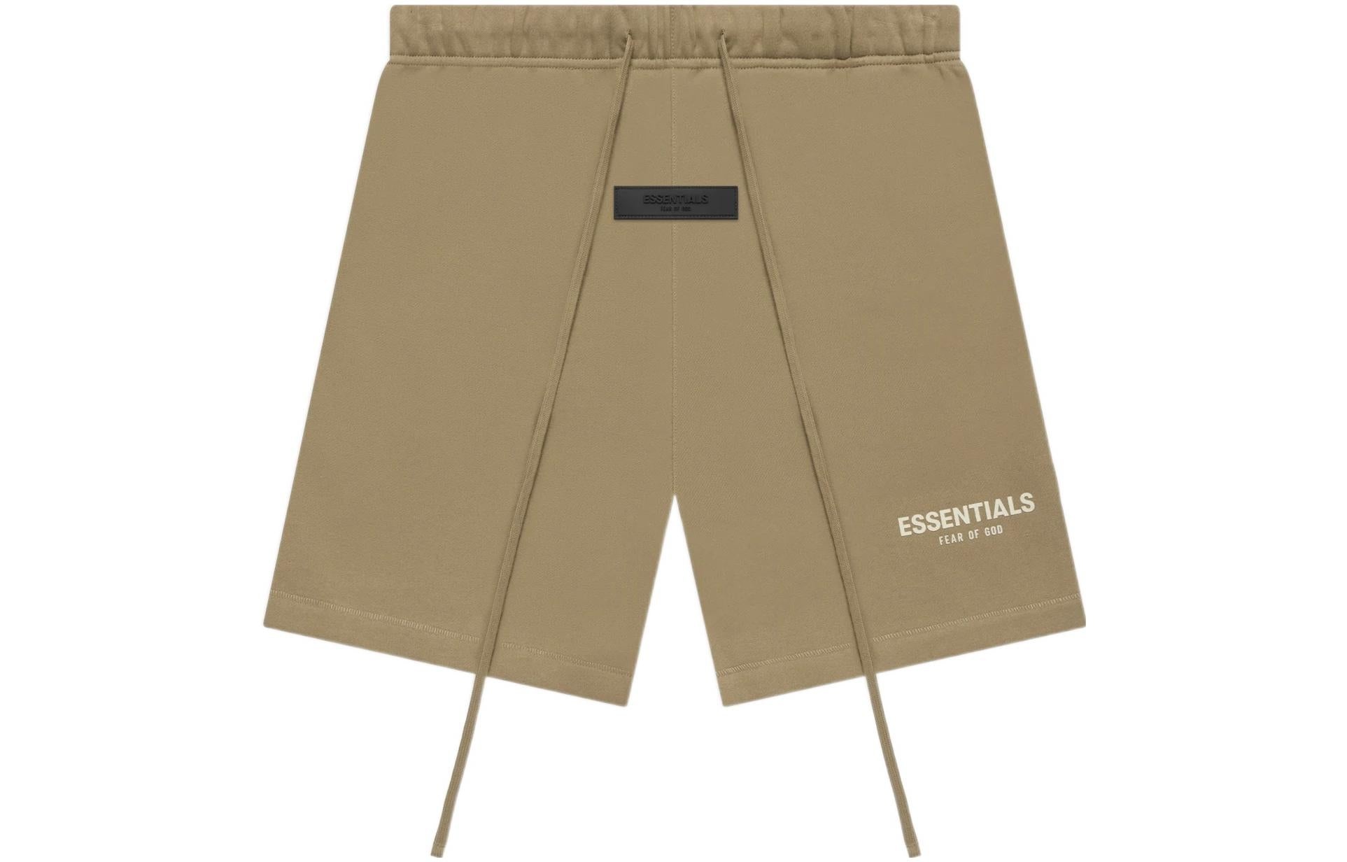 Fear of God Essentials SS22 Logo Sweatshorts 'Oak' FOG-SS22-400 - 2