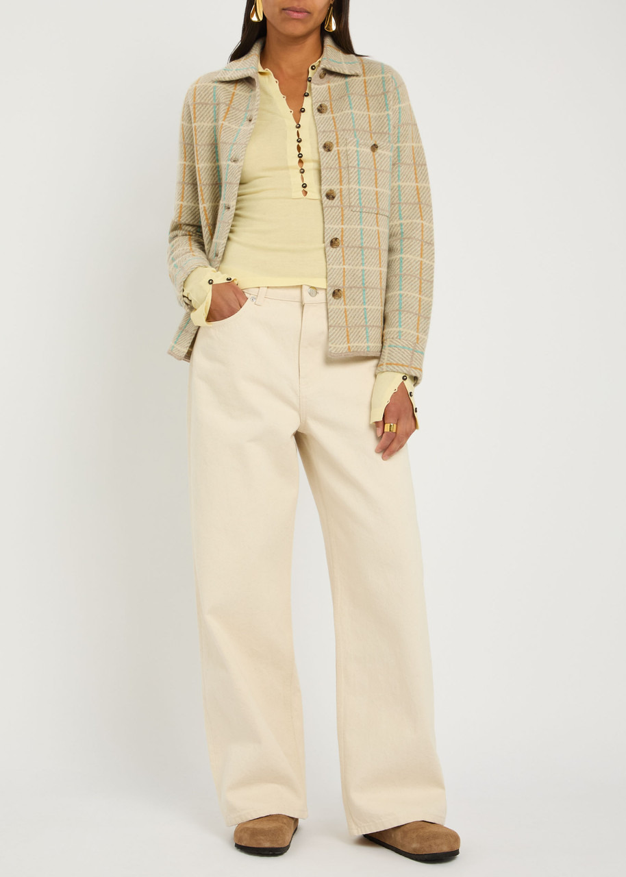 Guest In Residence Dylan Plaid Cashmere Shirt - 4