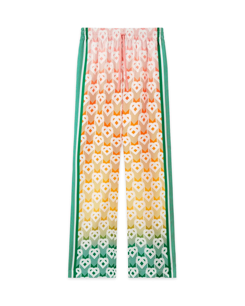 Gradient Heart Monogram Wide Leg Trousers | Casablanca Paris 1