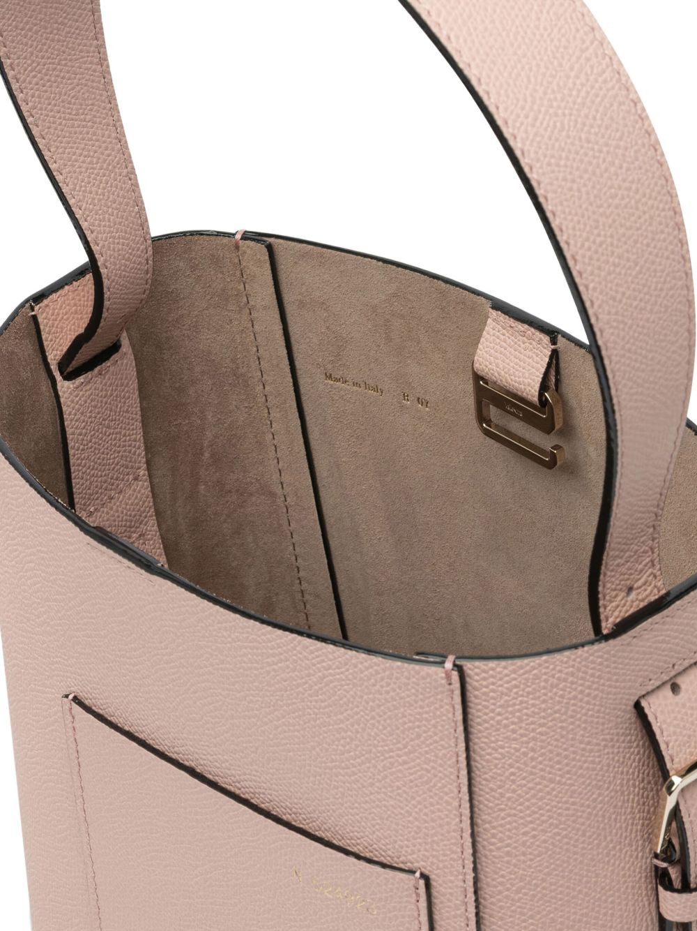 bucket-style leather tote bag - 5