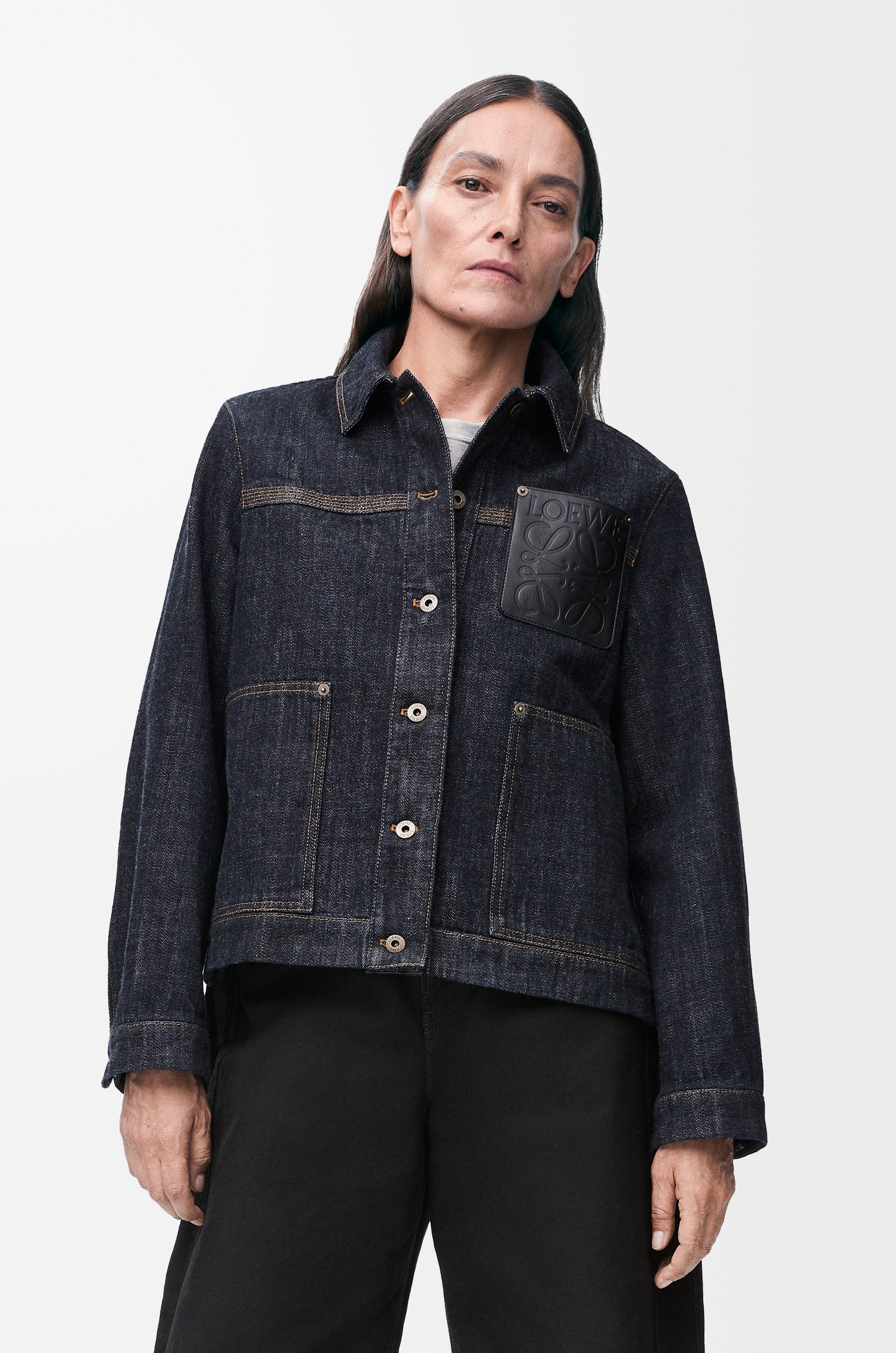 Workwear jacket in denim - 3