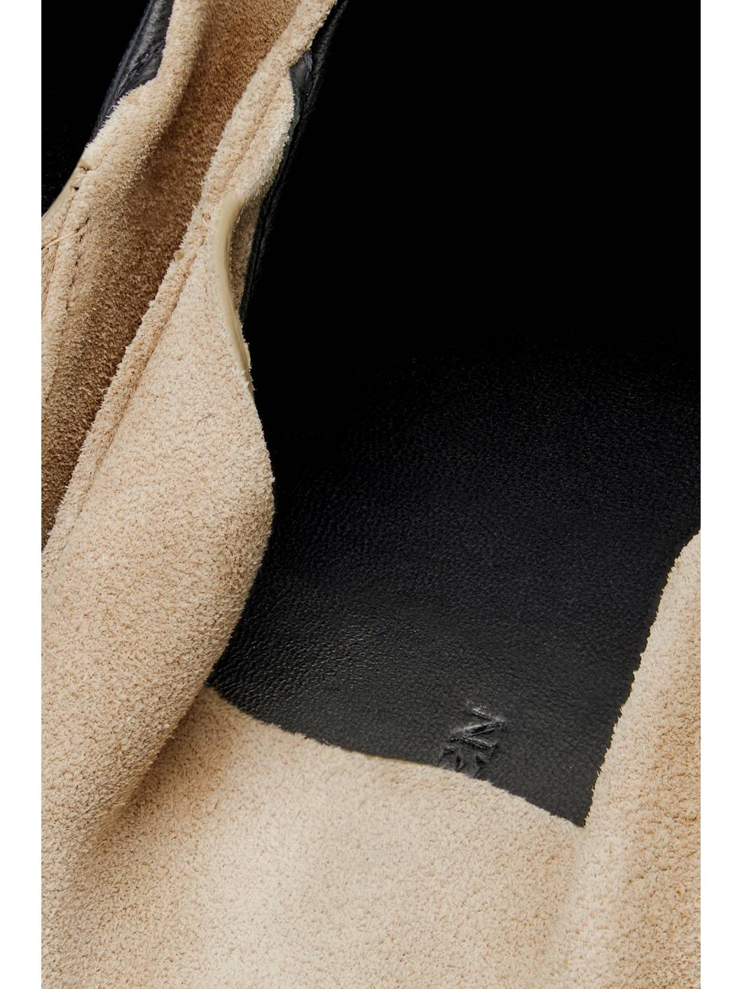 Beige Big Bootie Mule Loafers - 6