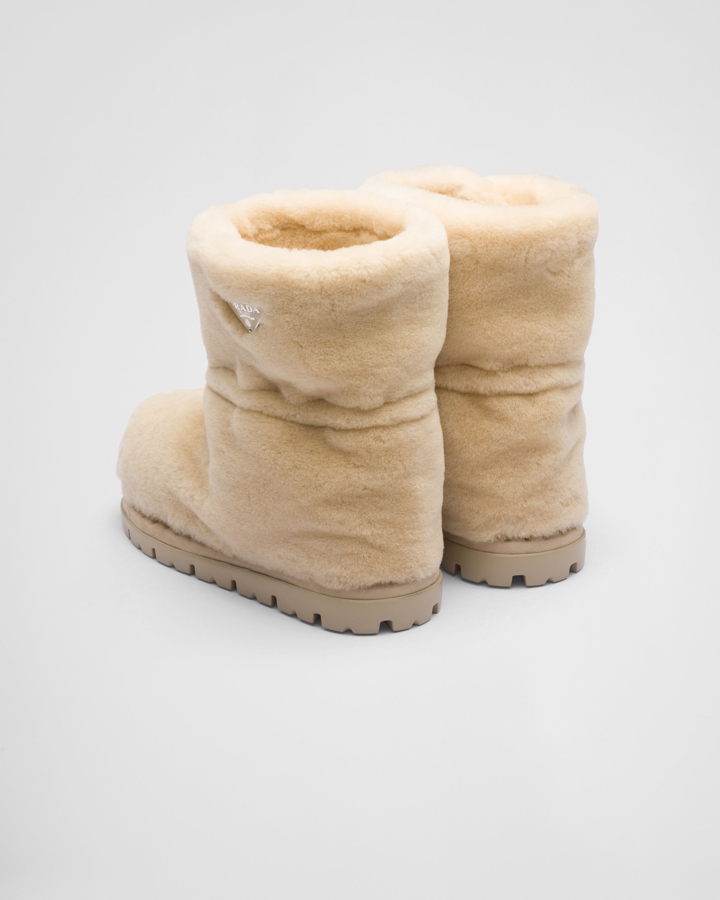 Shearling booties - 5