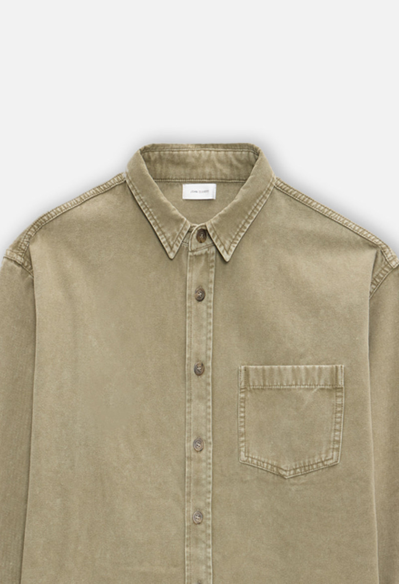 John Elliott SOLID HEMI OVERSIZED SHIRT outlook