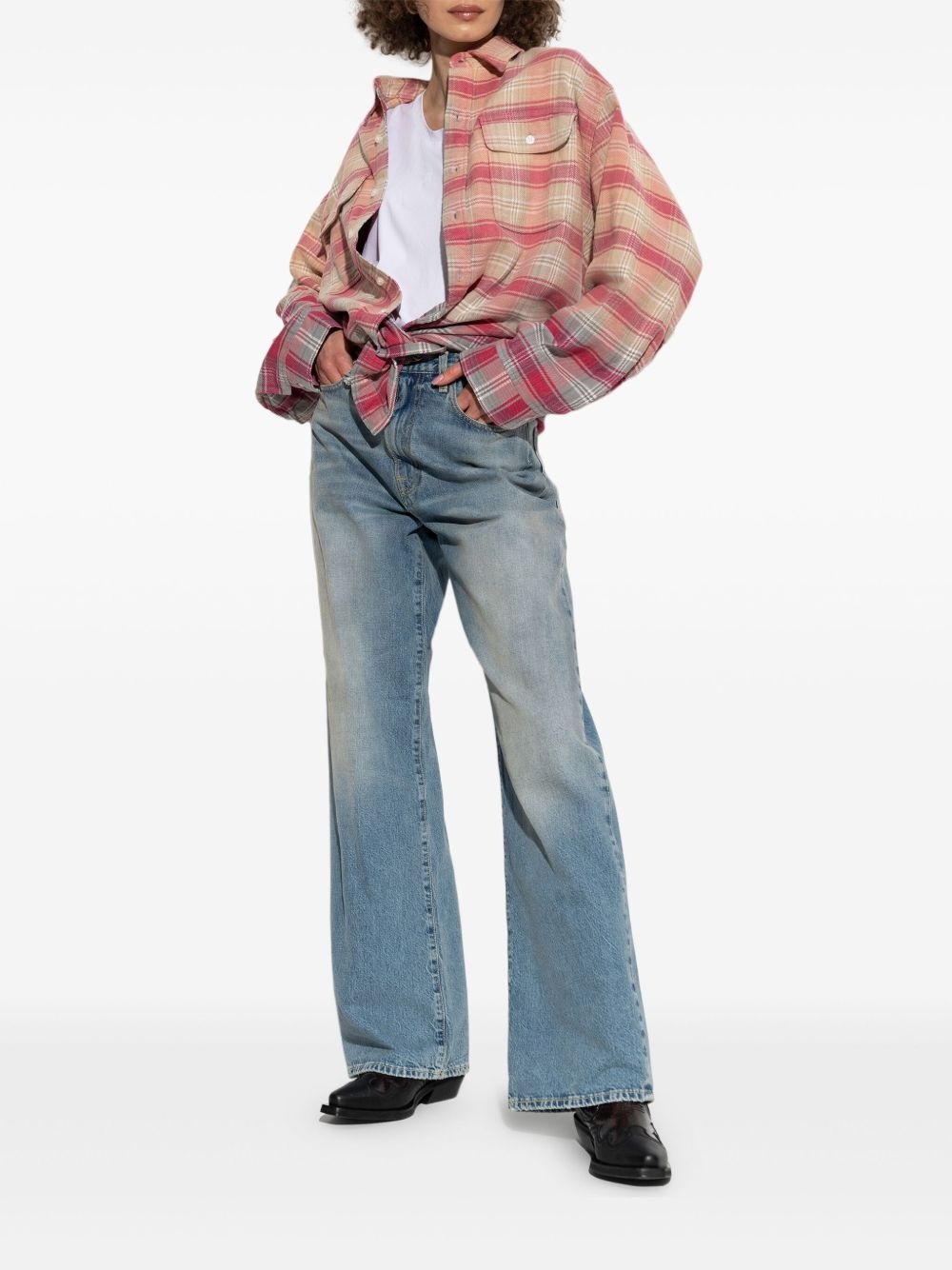 checked shirt - 2