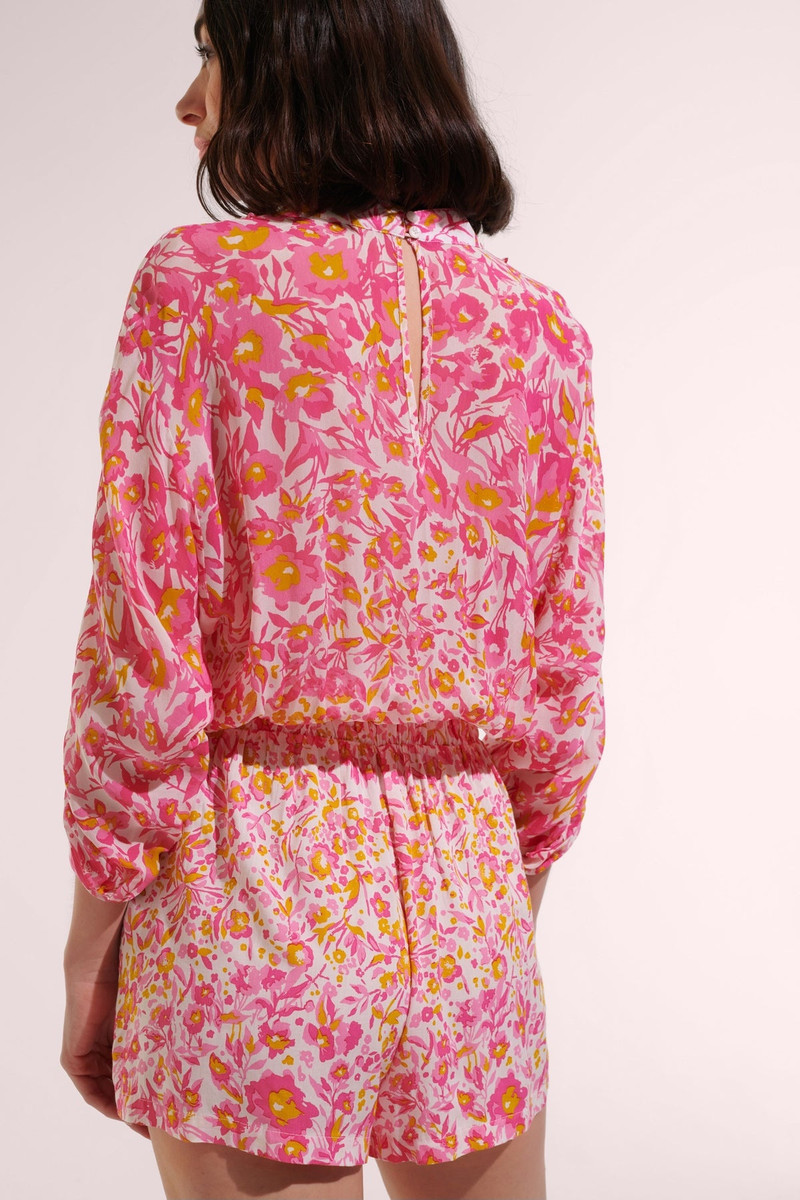 Poupette St Barth Short Jumpsuit Azia - Pink Nuances outlook