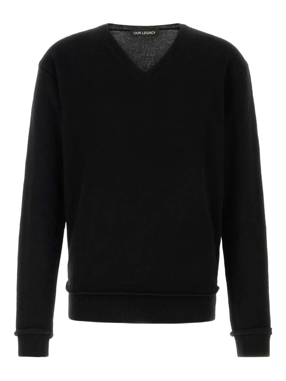 V-neck wool sweater - 1