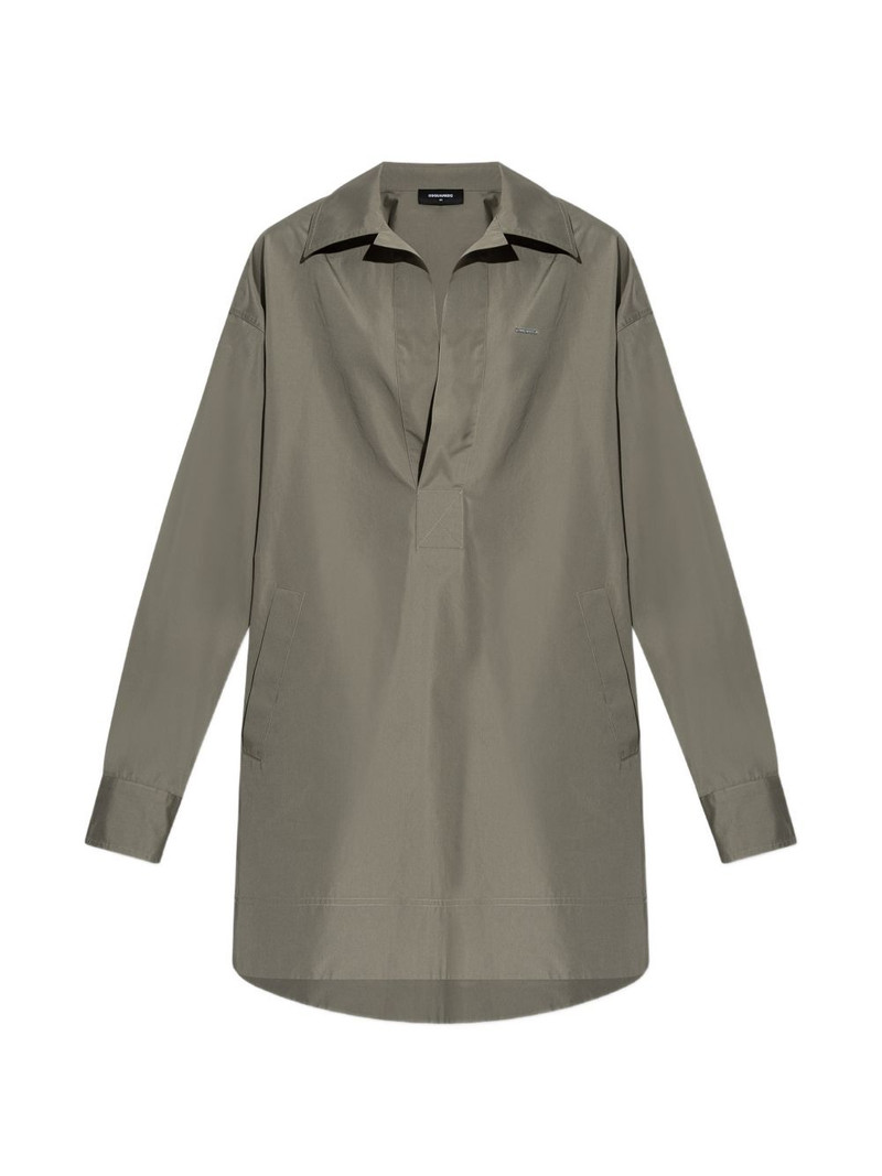 wingtip-collar mini dress 1