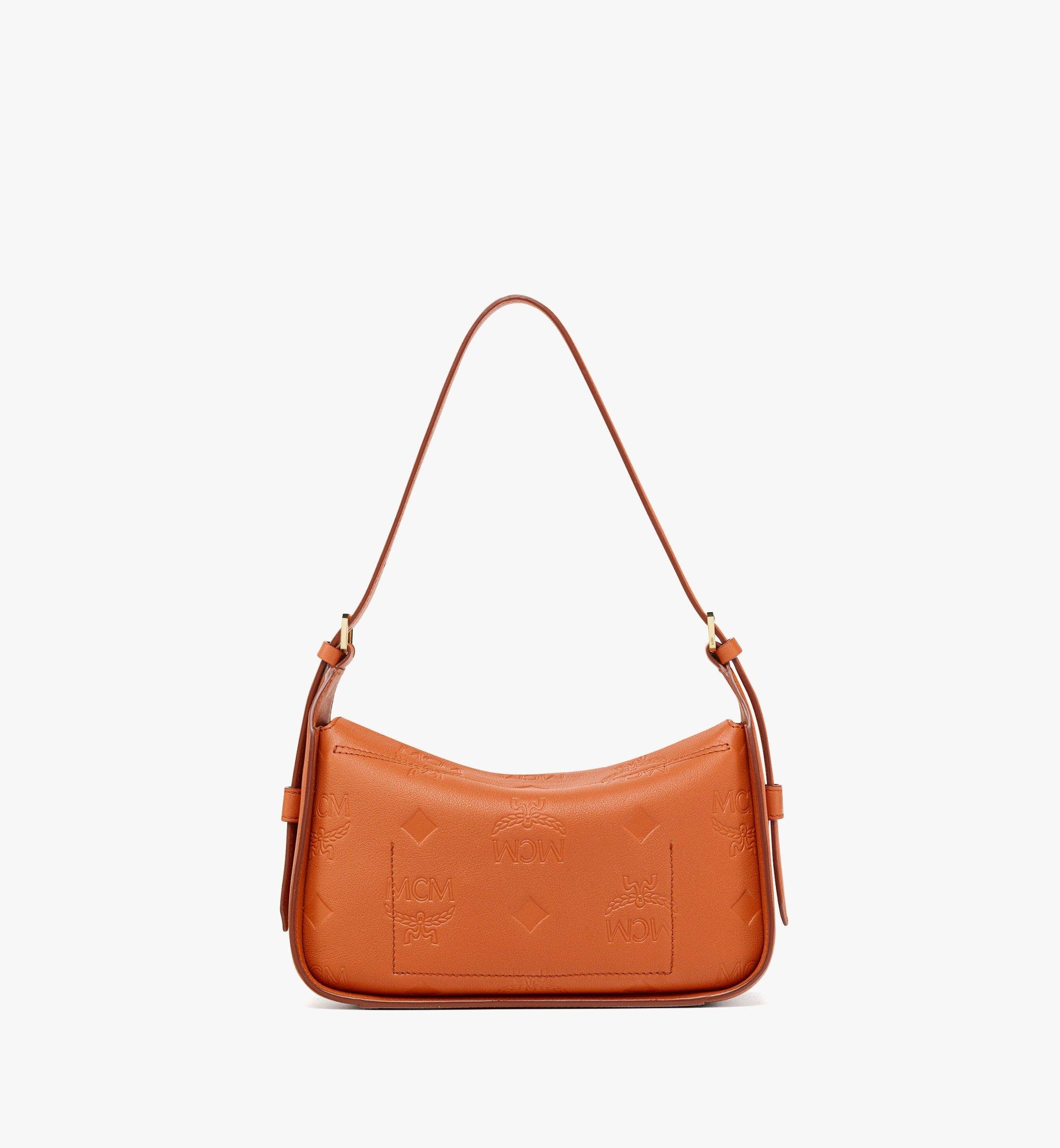 Aren Flap Hobo in Embossed Monogram Leather - 6