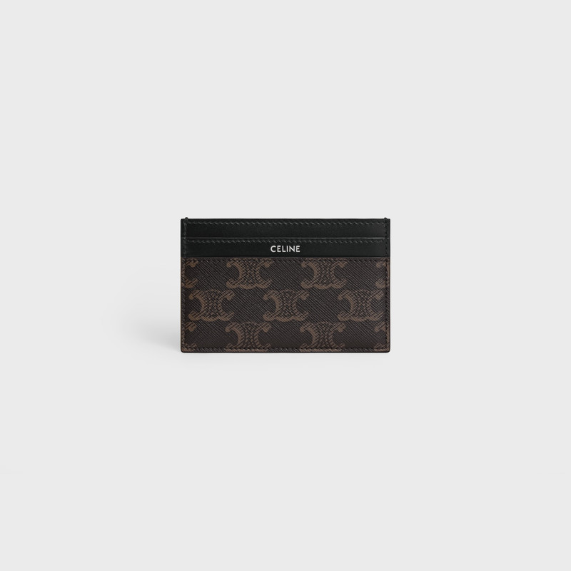 MEDIUM CARD HOLDER IN TRIOMPHE CANVAS AND CALFSKIN 1
