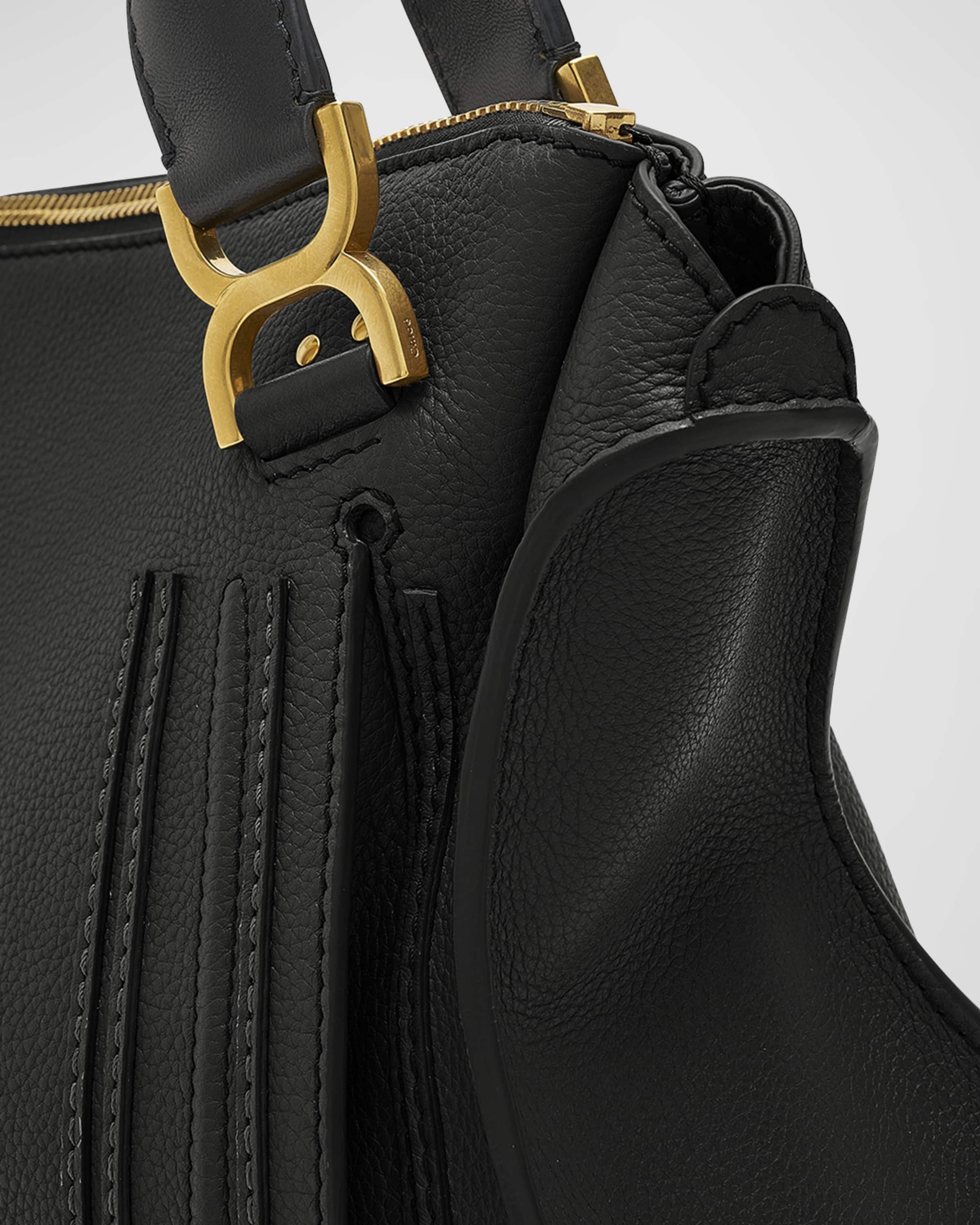 Marcie Large Zip Leather Top-Handle Bag - 4