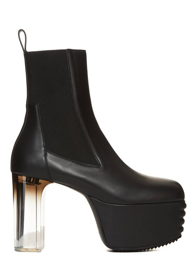 Black Minimal Grill Boots 1
