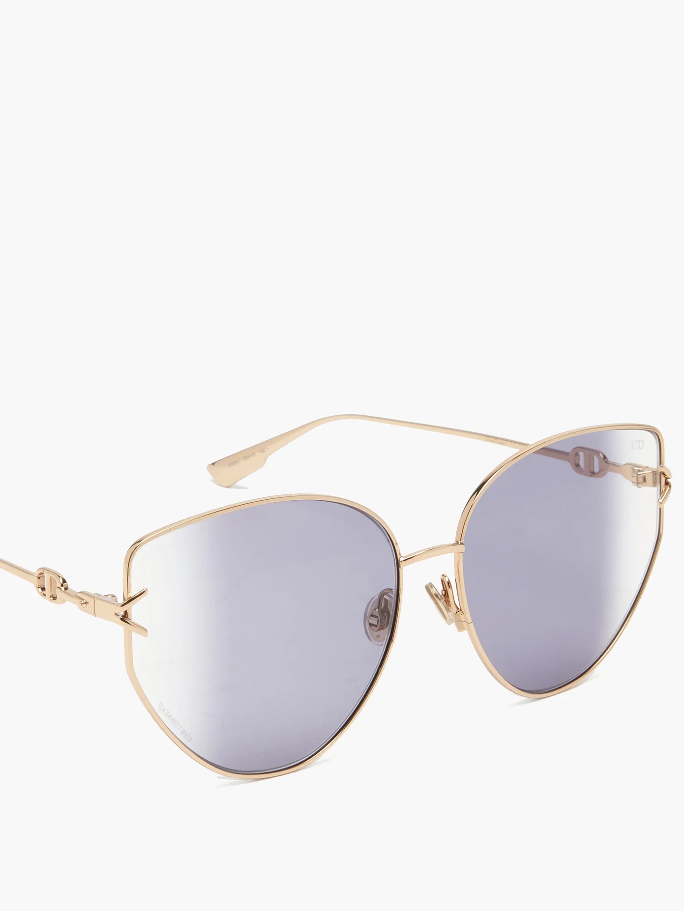 DiorGypsy1 cat-eye metal sunglasses - 4