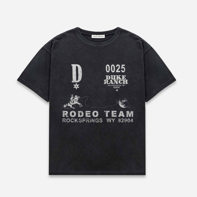 Duke Rodeo Team Vintage Black T-Shirt 1