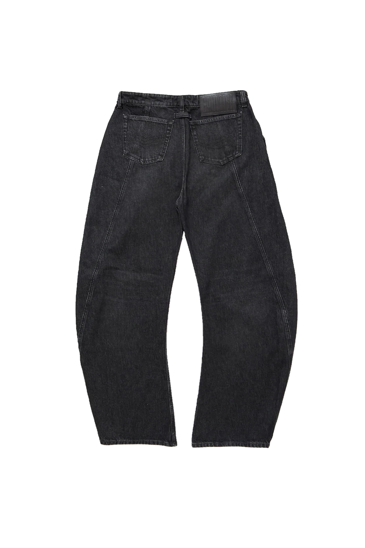 Jean Paul Gaultier Low Waist Strap Detail Jean Vintage Black - 2