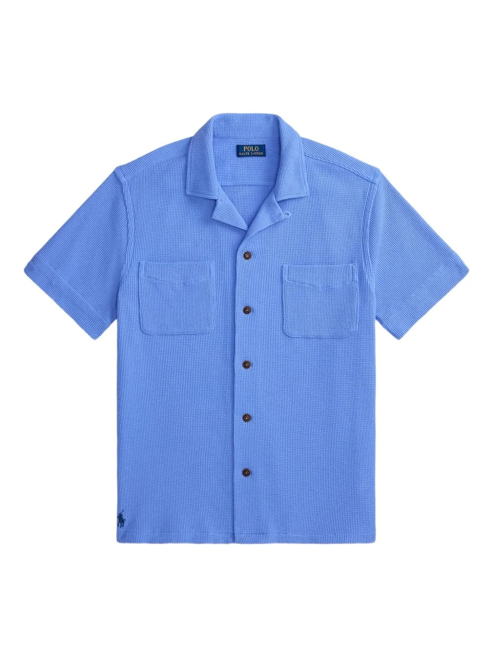 waffle-knit shirt - 1