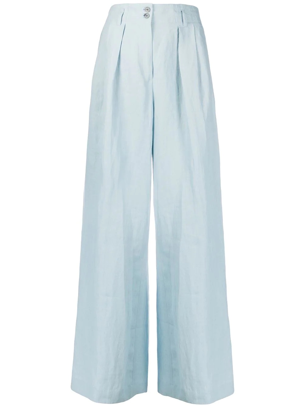 high-waisted wide-leg trousers - 1