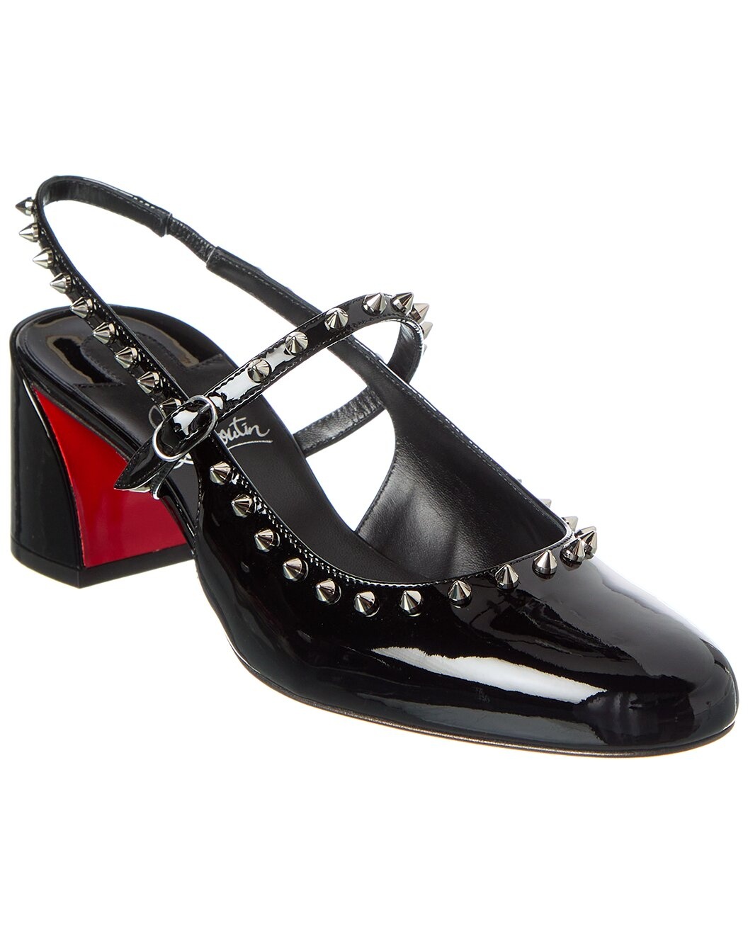 Christian Louboutin Janispikes 55 Patent Pump - 1
