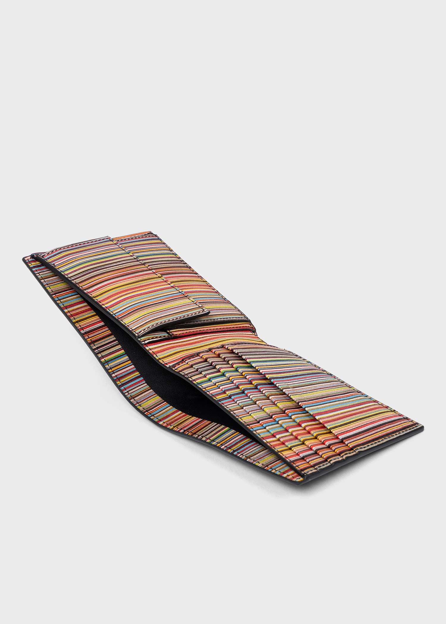 'Signature Stripe' Interior Billfold and Coin Wallet - 4